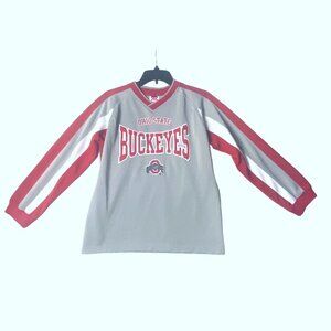 The‎ Ohio State University OSU Jersey Kid Size Medium 12/14 V-Neck Retro Y2K